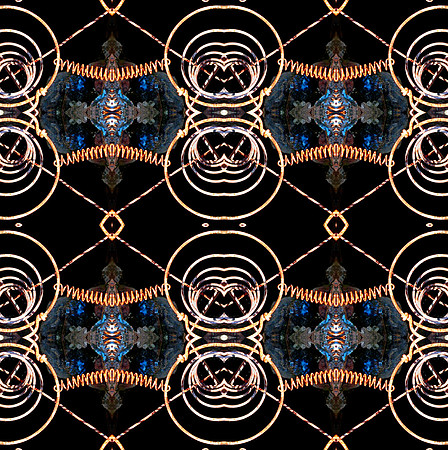 Rusty bedsprings pattern