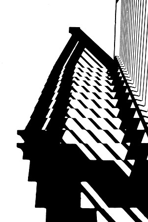 Abstract stairway
