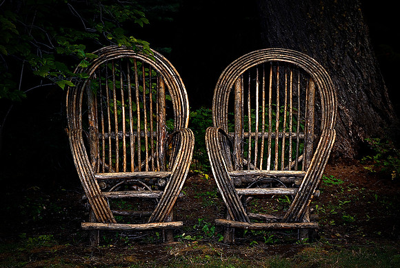 Wicker chairs